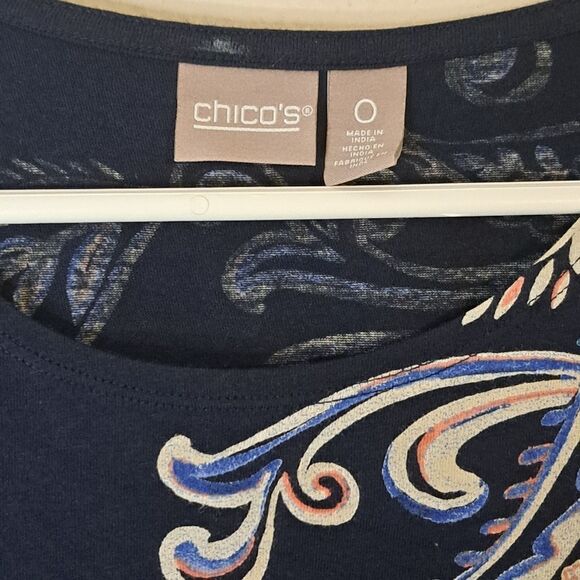 Chico's blouse size 0 - Picture 2 of 5
